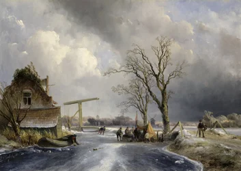 Winterszene, 1846